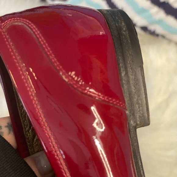 100% Authentic Gucci red patent leather loafer size 6 - Picture 8 of 11